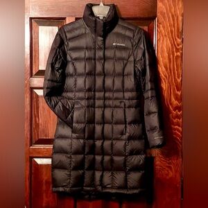 EUC COLUMBIA black insulated Omni-Heat women's coat size XS